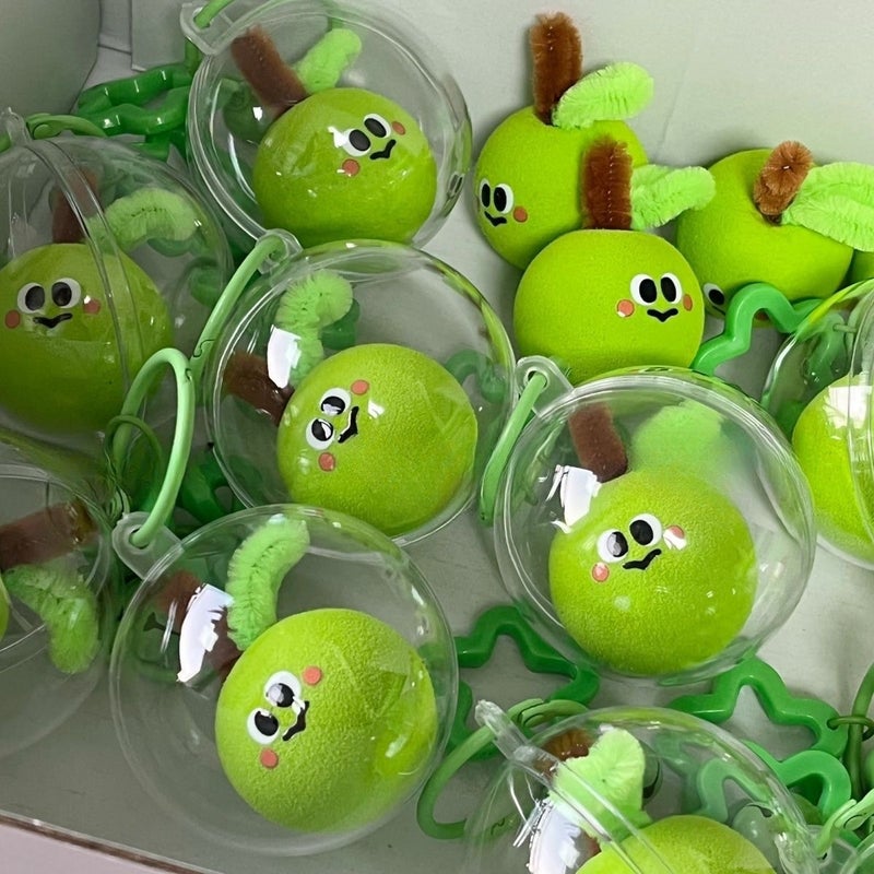 Mayday Cute Apple Keychain Pendant - 2026 Spring  Collection - Image 5
