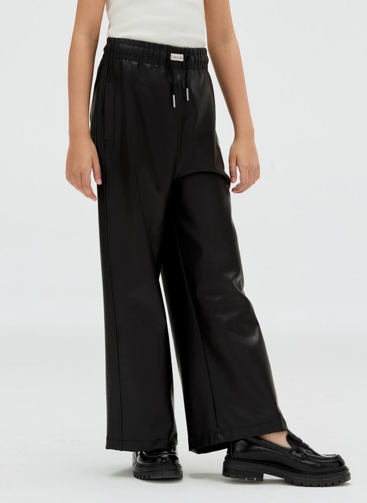 Calvin Klein Jeans Kids Faux Leather Pants - Image 1