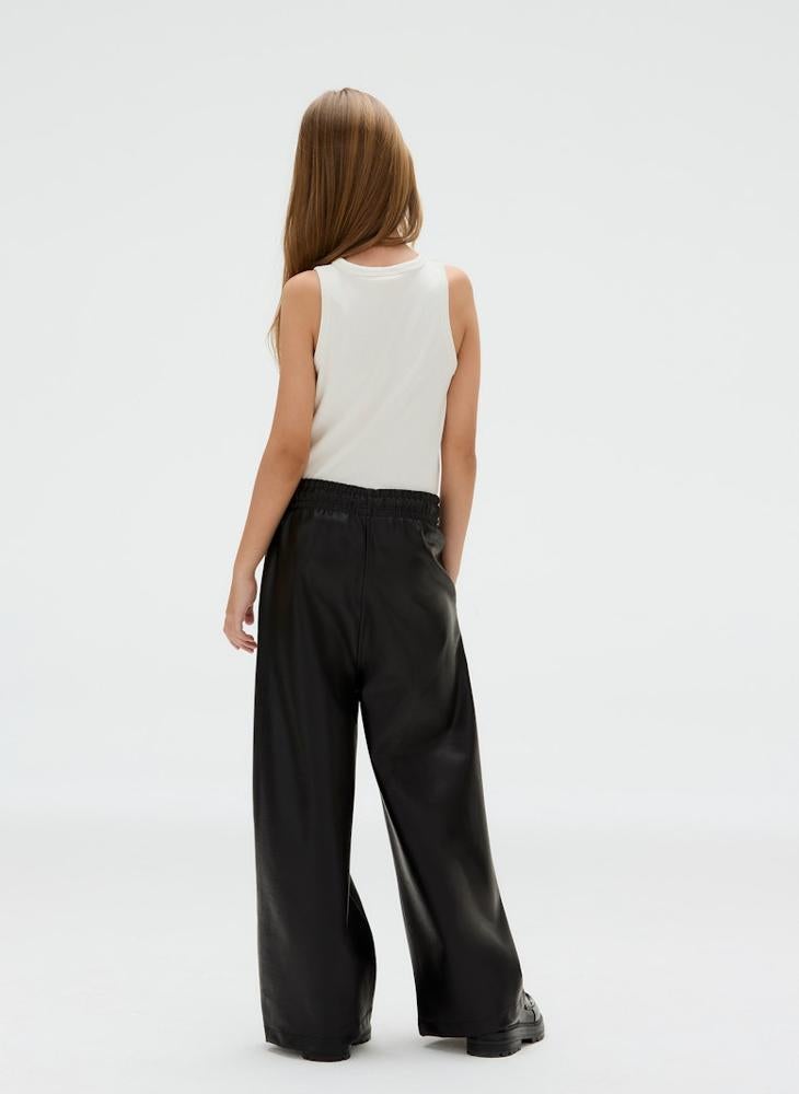 Calvin Klein Jeans Kids Faux Leather Pants - Image 2
