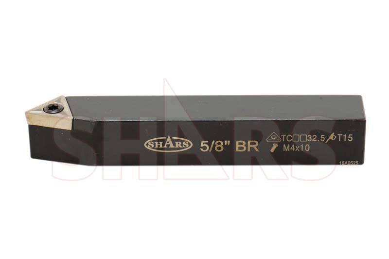 Shars 5/8" 5 Pcs Indexable Carbide TCMT Insert Turning Tool Set 404-1042 P] - Image 2