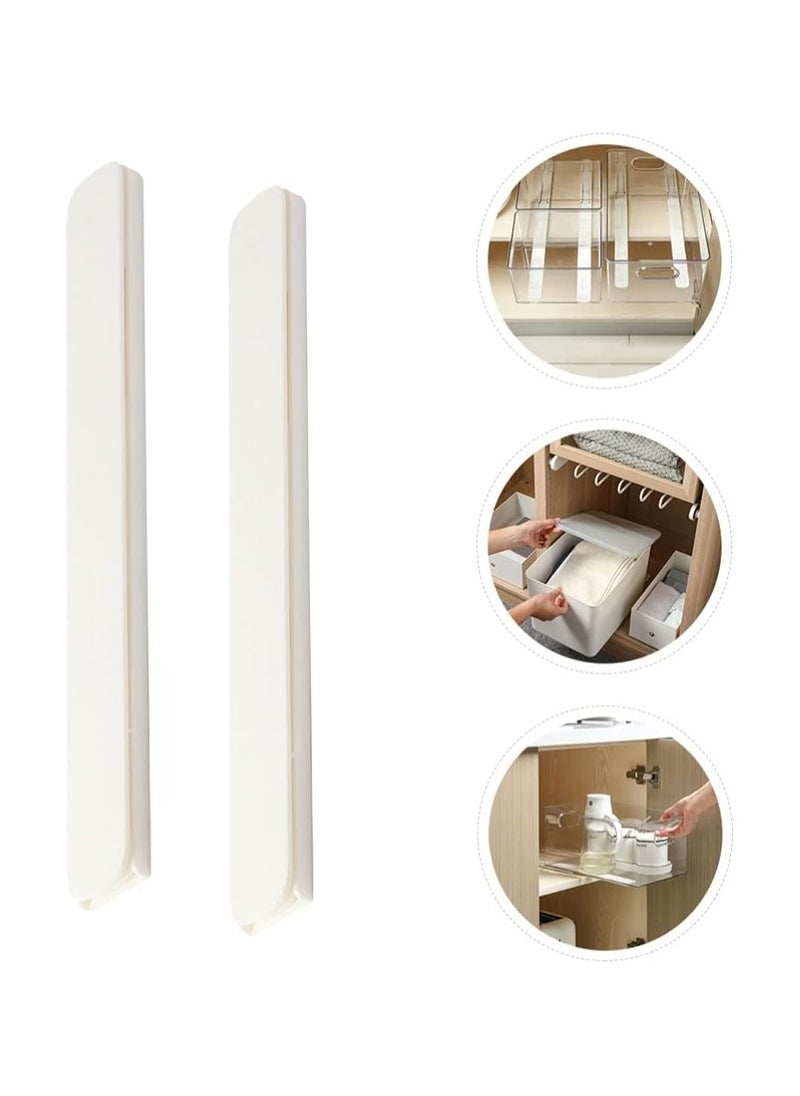 Self Adhesive Plastic Drawer Slides and Rails Kit 2 Pieces