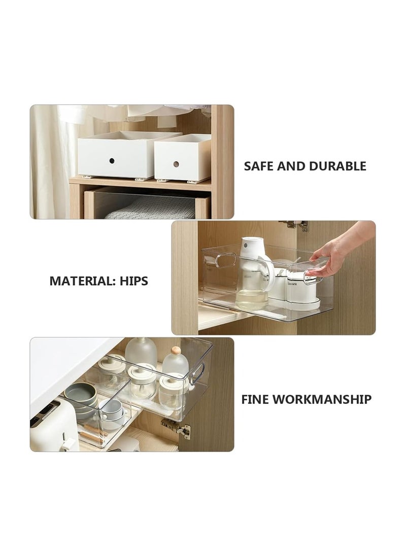 Self Adhesive Plastic Drawer Slides and Rails Kit 2 Pieces