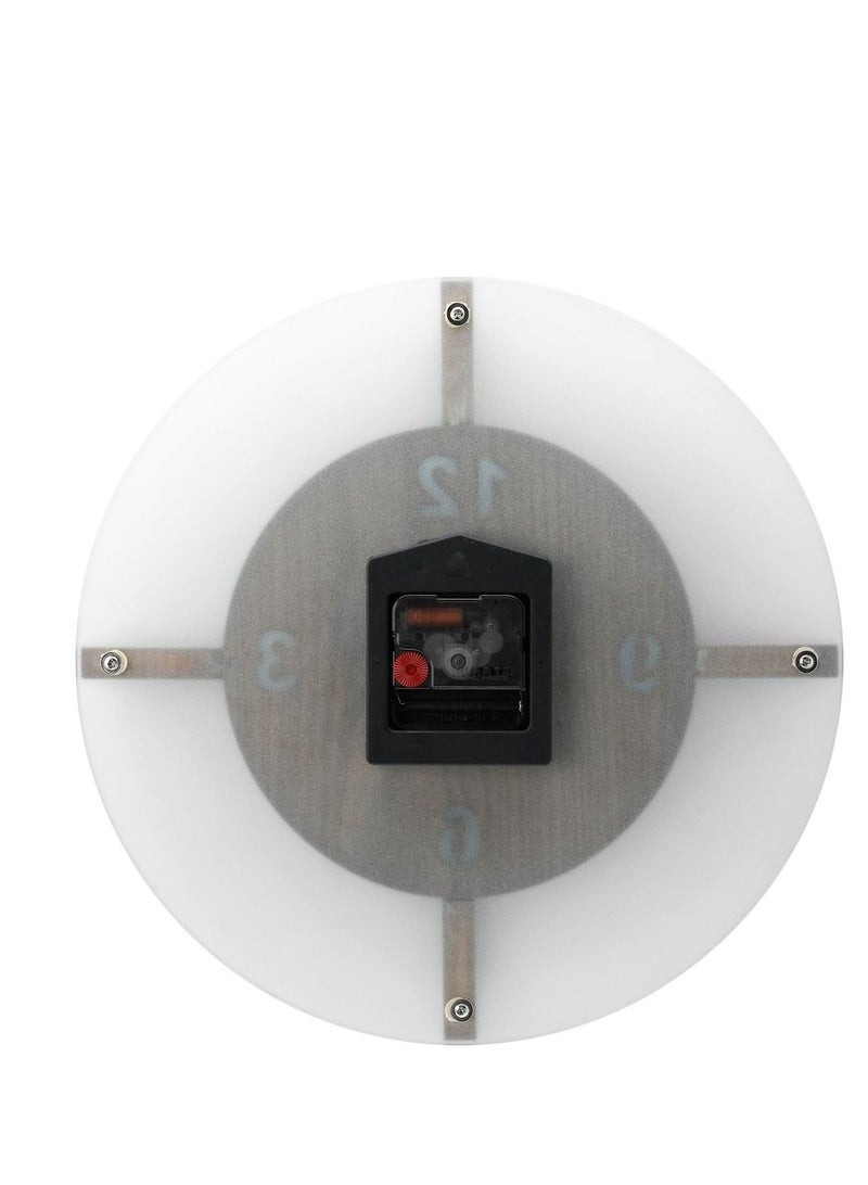 TITAN Wood & Glass Fusion Wall Clock - 32 cm x 32 cm (Medium) - Image 5