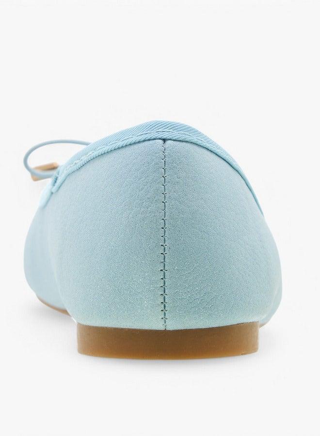 Flora Bella By Shoexpress Bow Accent Slip-On Ballerina Shoes - Image 5