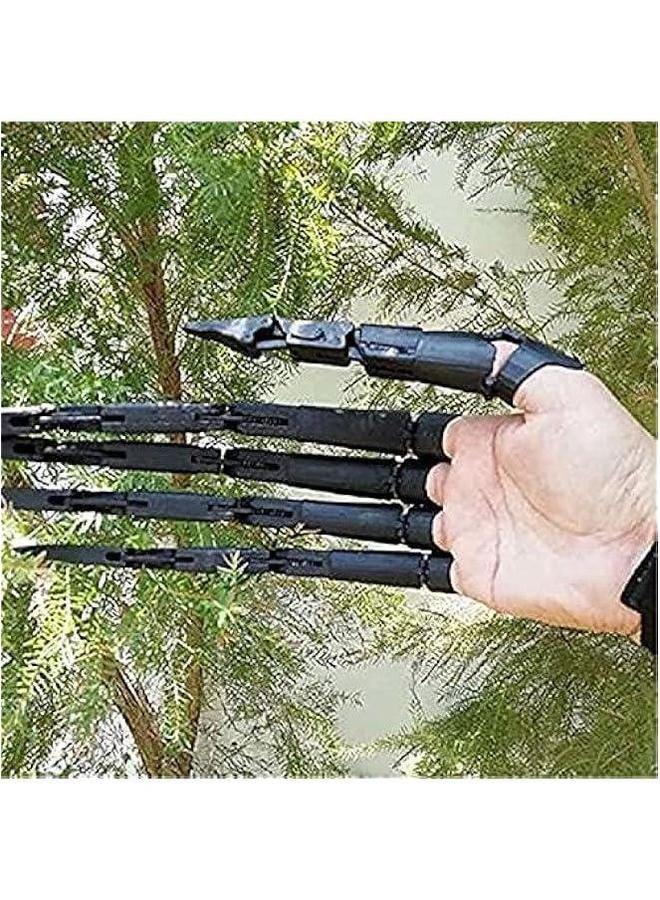 Articulated Finger Extensions , 3D Printed Fits All Sizes with Flexible Joint Party Dress Cosplay Costume Props Supplies,Black Pair - Image 3