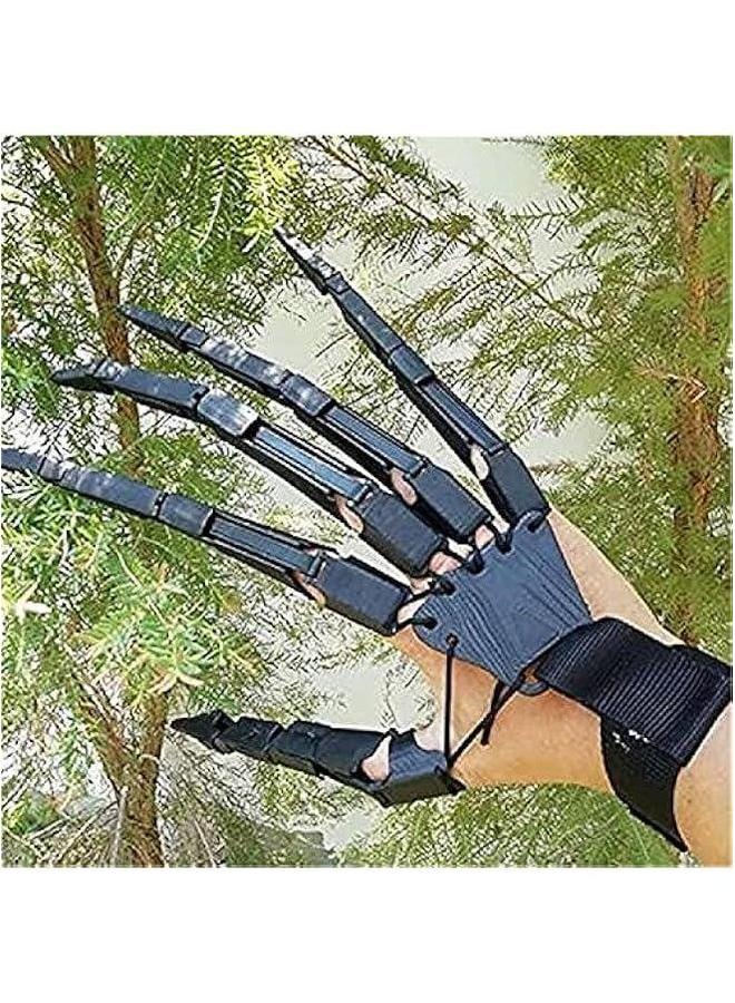 Articulated Finger Extensions , 3D Printed Fits All Sizes with Flexible Joint Party Dress Cosplay Costume Props Supplies,Black Pair - Image 4