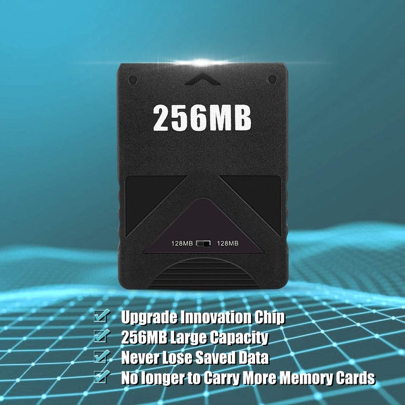 بطاقة ذاكرة 256 ميجابايت، بطاقة ذاكرة ألعاب PS2 عالية السرعة (256 ميجابايت) - Image 4