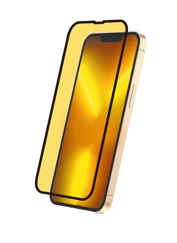 Screen protector with nano ceramic technology that resists dust and electrical charges for Apple iPhone 15 Pro Max