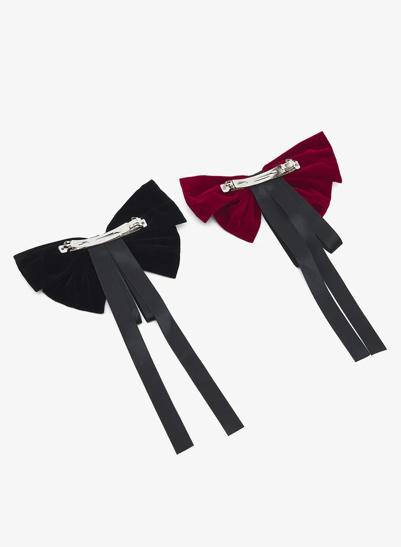 Ginger 2PK Bow Clip