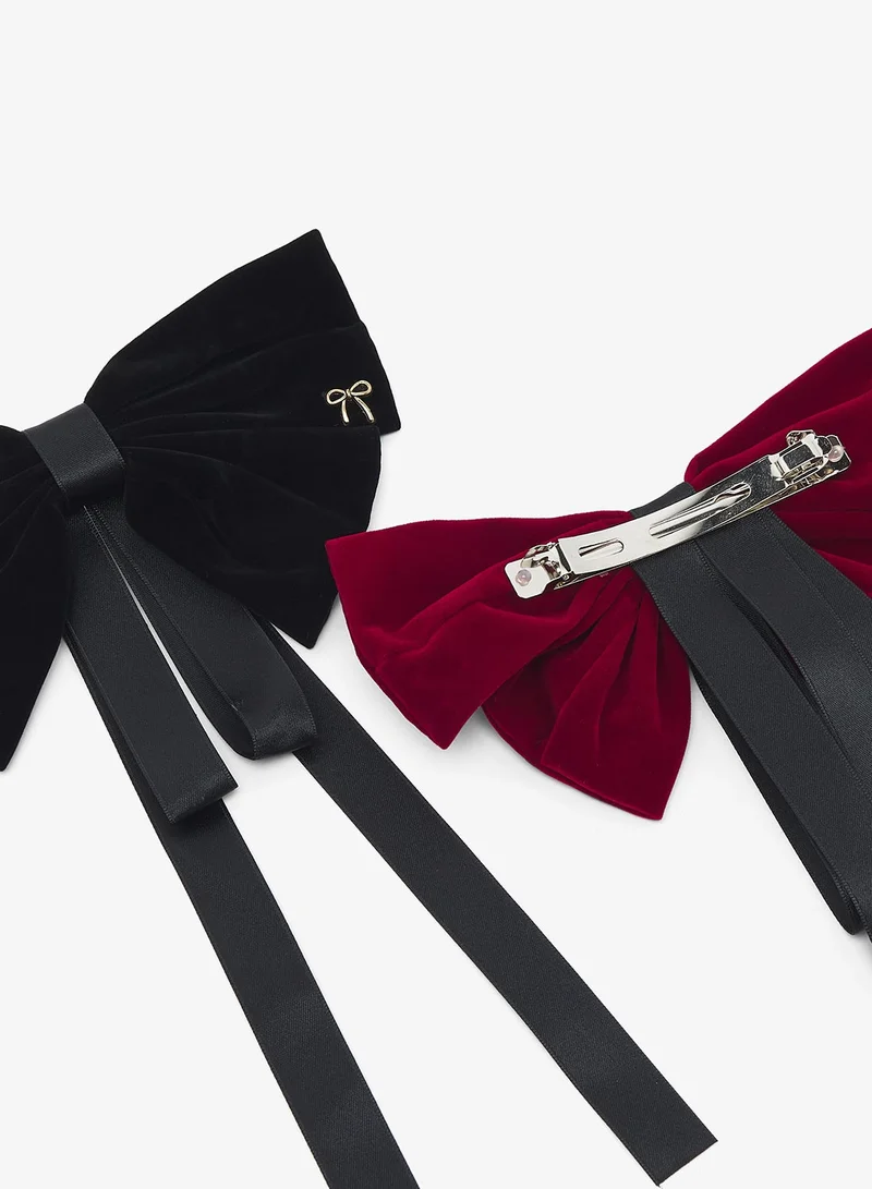 جينجر مشبك فيونكة قطعتين