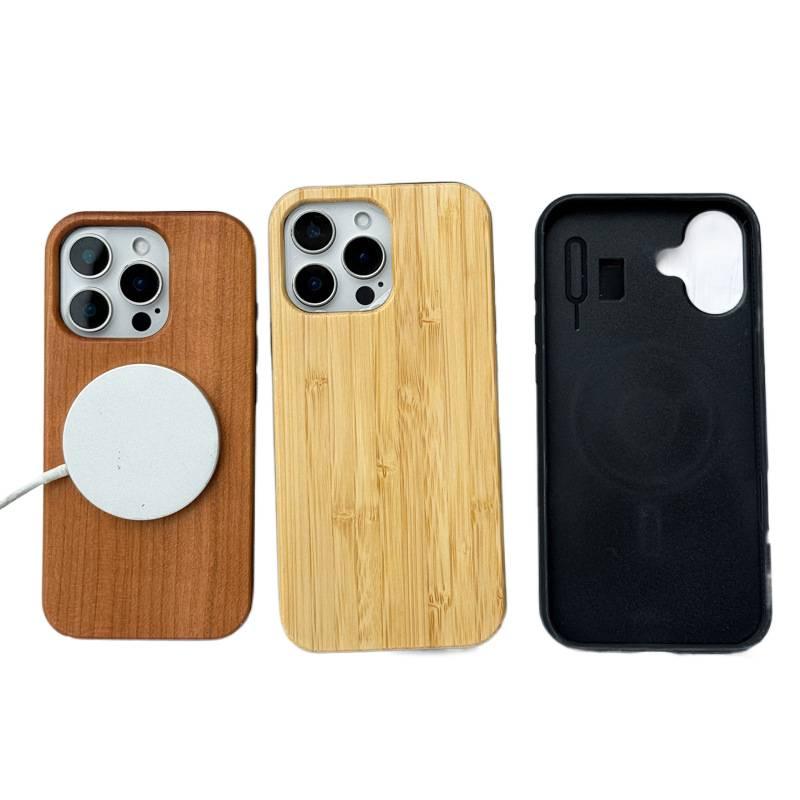 MagSafe Case | Colorful TPU | Cover for iPhone 13 | Wooden Texture - Image 3