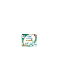 Sofy Pure, refreshing, sanitary pads,resistant to bacteria,with a musk scent,for healthy, long and large skin, with barriers to prevent leakage without sticking to the skin to prevent itching, 52 pieces 