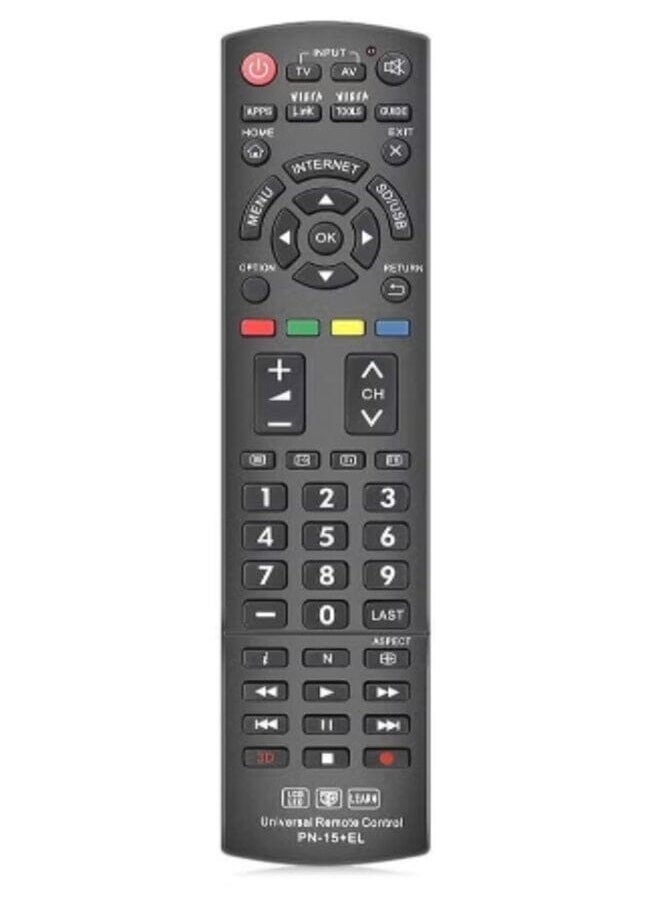BURAQ - Universal Remote Control Compatible Replacement For Panasonic Tv Viera Link Hdtv 3D Lcd Led N2Qayb000485 N2Qayb000100 N2Qayb000221 N2Qayb00048 - Image 1