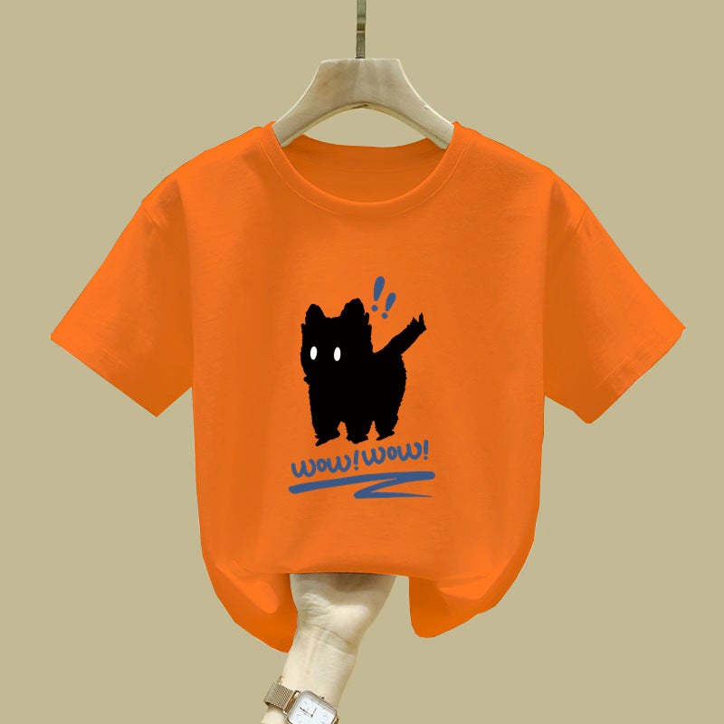 2506# Children'S Clothing Boys And Girls Short Sleeve T-Shirt Children'S Summer Jacket 2025 Boys Cotton Half Sleeve - Image 1