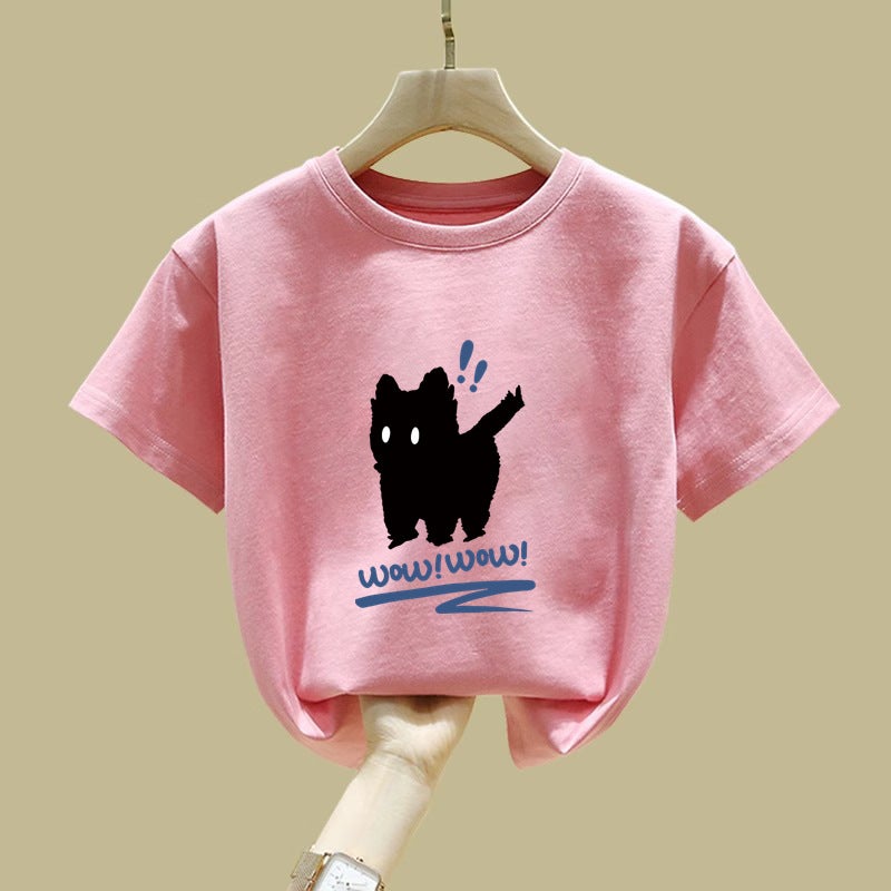 2506# Children'S Clothing Boys And Girls Short Sleeve T-Shirt Children'S Summer Jacket 2025 Boys Cotton Half Sleeve - Image 4