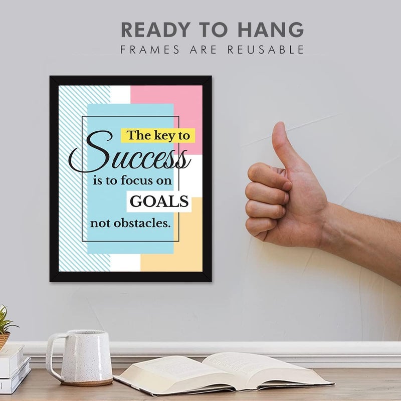 Chaka Chaundh Inspirational Framed Poster - Success Quote - Image 4