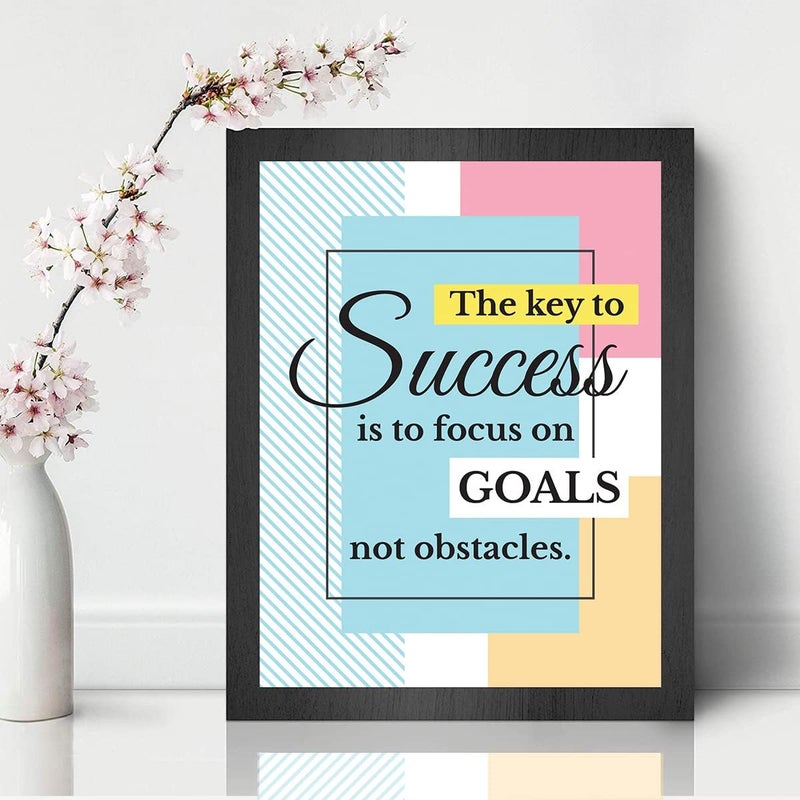 Chaka Chaundh Inspirational Framed Poster - Success Quote - Image 1