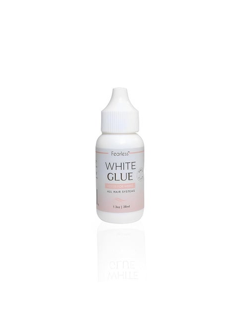 Fearless Tape  White Glue Weekly  13 fl oz DripTop for Wigs and Toupees with 13 Week Hold