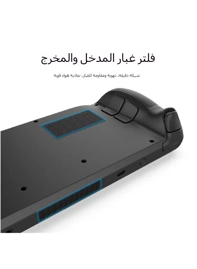 Steam Deck host protection set dust plug + on trackpad sticker + silicone rocker cap GP-812 - Image 5