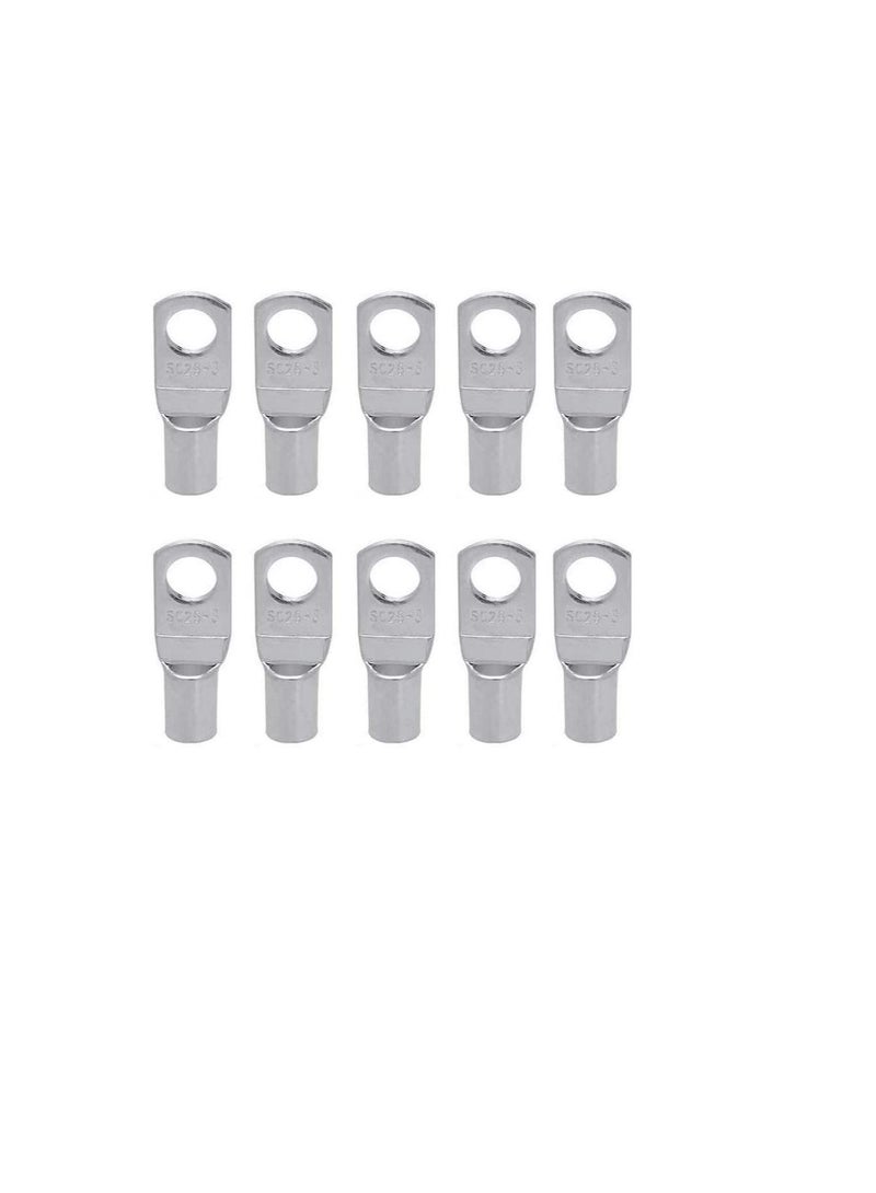 Copper Cable Lugs 10Pcs Set-Wire Terminals, Connector Cable lugs Ring Battery SC Terminals, for Marine, Solar, Automotive, Electric, Home Applications etc (Hole Size 12mm, Cable Size 70mm)  - Image 1