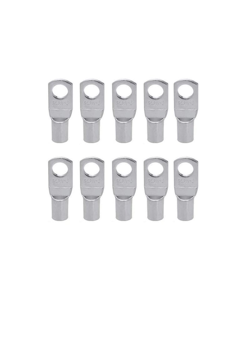 Copper Cable Lugs 10Pcs Set-Wire Terminals, Connector Cable lugs Ring Battery SC Terminals, for Marine, Solar, Automotive, Electric, Home Applications etc (Hole Size 12mm, Cable Size 70mm)  - Image 2