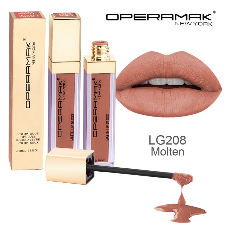 OPERAMAK Long-lasting matte liquid lipstick - Molten LG208