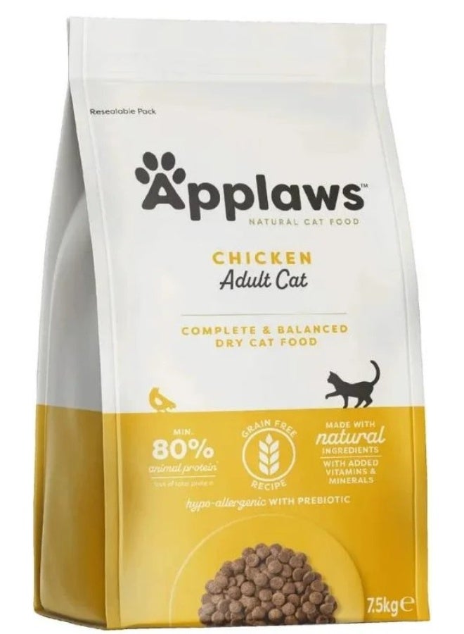 Applaws Chicken Adult Cat dry food- Complete and Balanced Dry Cat food 7.5kg