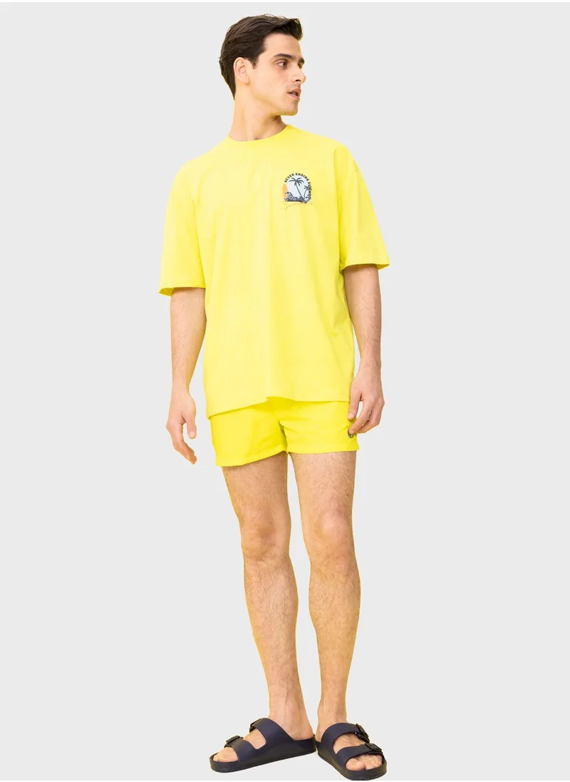 ديفاكتو Defacto Fit Andy Short Swimming Shorts