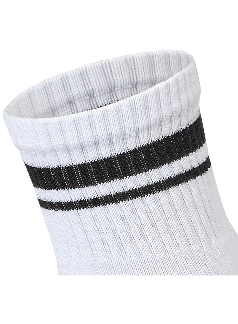 SAM SOCKS Men Set Of 3 Half Terry L-Shape D1 Sport Socks White 41-46 EU - Image 5