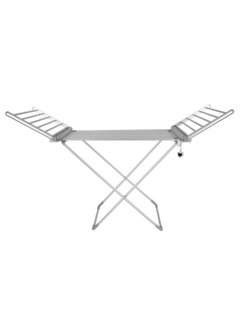 Foldable Electric Heated Clothes Airer,230W Energy-Efficient 18 Rails Indoor Airer Foldable Heated Drying Rack, Heated Clothes Airer Dryer - Wet Laundry Fast Drying Rack, Lightweight & Foldable for Easy Storage