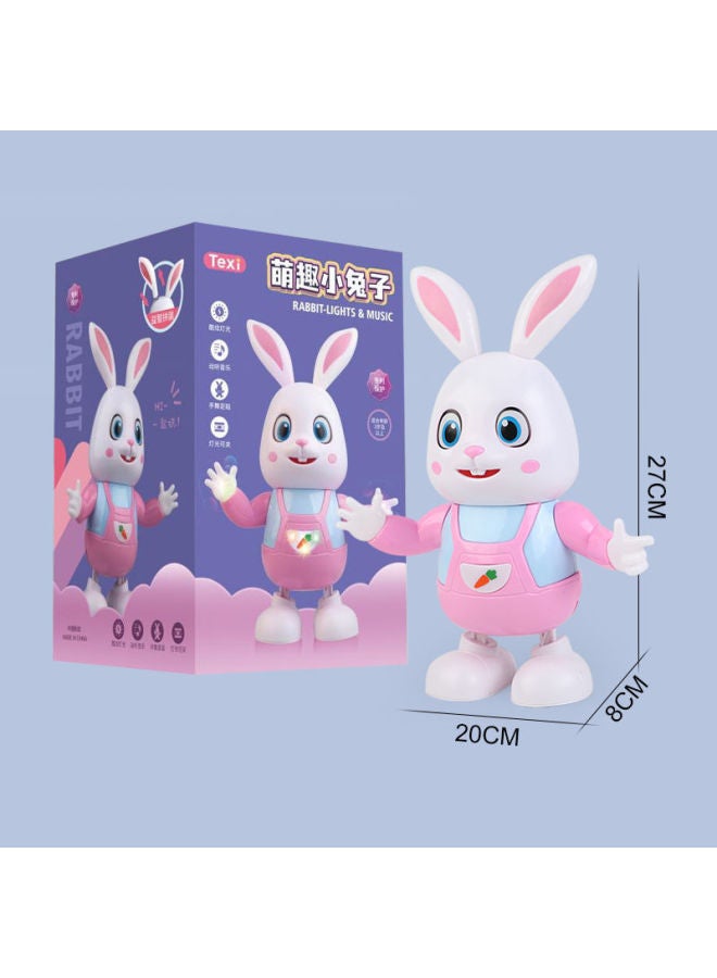Children's Electric Toys Can Sing And Dance Drum Bunny Baby Learn To Climb Practice Head Up Robot Gift-Color:Dancing Rabbit 4 Songs 【bring Your Own Battery】】 - Image 1