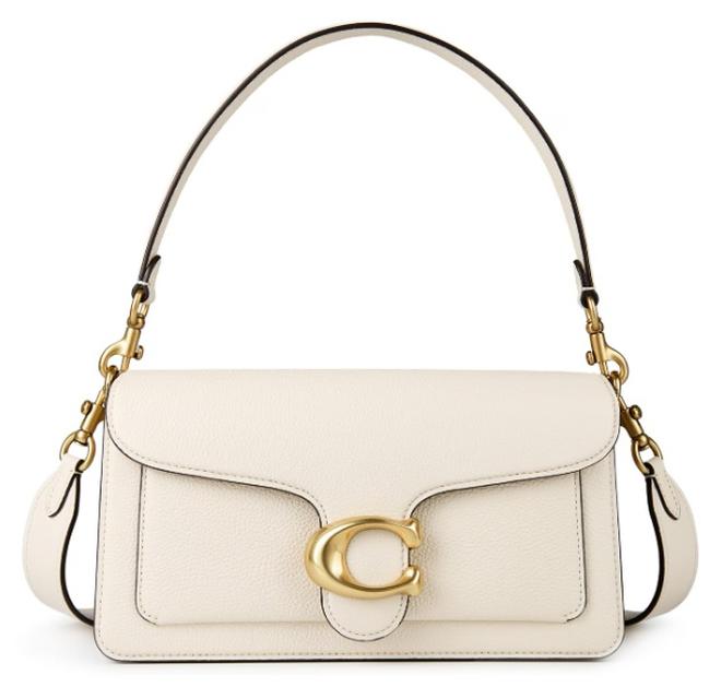 coachoutlet Coach outlet Signature Tabby 26 Leather and Canvas Shoulder Bag - Image 1