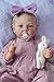 SCOM Realistic Reborn Baby Dolls 18 Inch Real Life Baby Girl Silicone Baby with Anatomically Correct Newborn Doll with Full Body Vinyl Lifelike Weighted Baby for Kids Age 3 Gift - Image 2