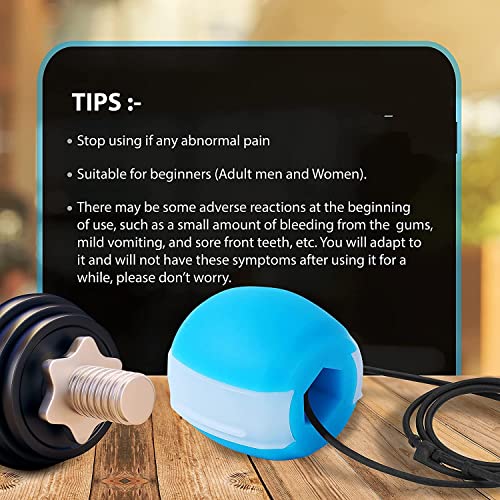 Alexvyan Jaw Exerciser, Jawline Exerciser, Face, and Neck Exerciser - Define Jawline, Slim and Tone Your Face, Jaw Exerciser For Men & Women, Jaw Exerciser and Neck Toning, Facial Exerciser - Image 5
