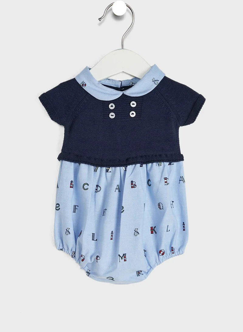 Zippy Infant Knitted Romper