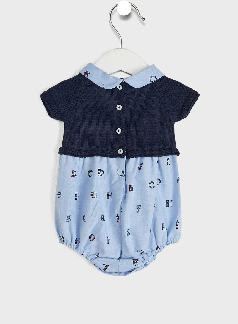 Zippy Infant Knitted Romper