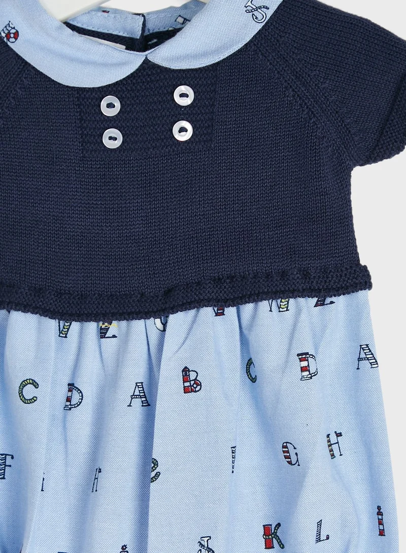 Zippy Infant Knitted Romper