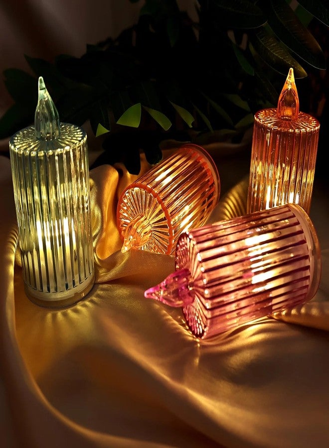 Drumstone (𝟏𝟓 𝐘𝐞𝐚𝐫𝐬 𝐖𝐚𝐫𝐫𝐚𝐧𝐭𝐲 Decorative Flameless Electronic LED Candle Light Set | Battery-Operated Smokeless Candles for Home Décor, Festivals, Parties & Ambient Lighting - Image 3