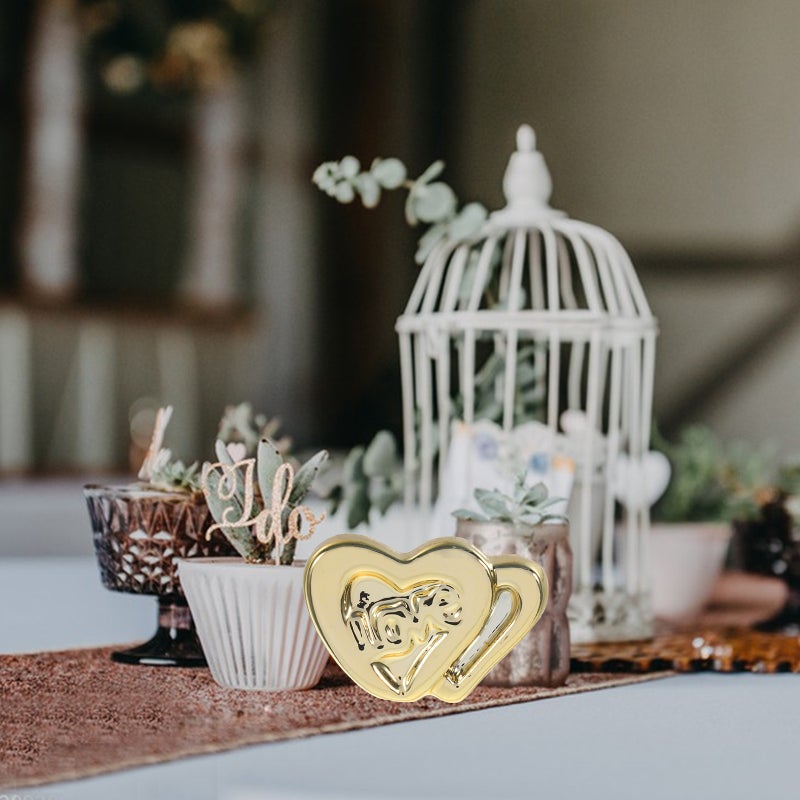 Valentines Day Heart Decor Decorative Ceramic Heart Craft Wedding Table Heart Adornment - Image 4