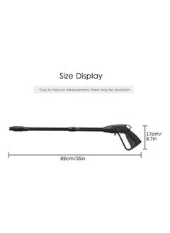 NIBEMINENT High Pressure Washer Gun Set Black 89x17cm  - Image 3