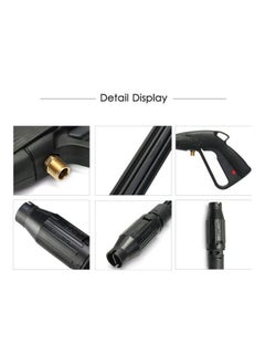 NIBEMINENT High Pressure Washer Gun Set Black 89x17cm  - Image 4