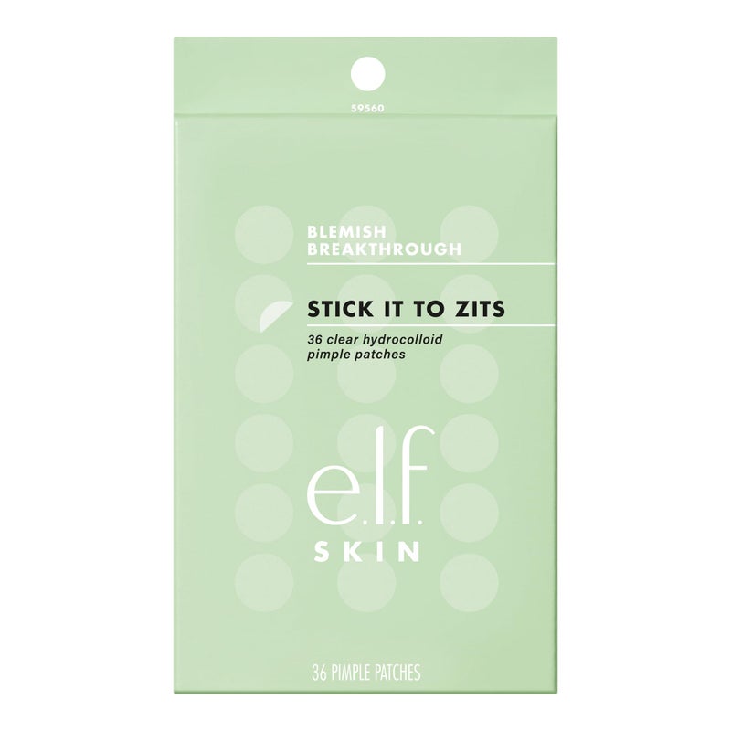 elf SKIN Blemish Breakthrough Stick It To Zits Pimple Patches Helps Reduce The Look of Blemishes  Heal Vegan  Crueltyfree 36 Patches