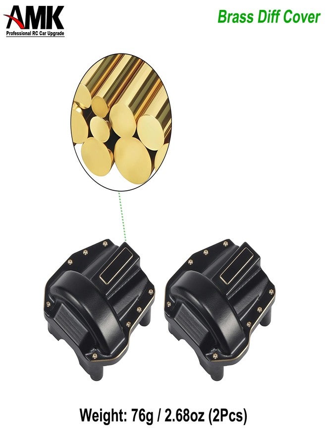 AMK غطاء تفاضلي نحاسي AMK SCX10 III 76 جرام 1/10 مجموعة محاور كابرا الأمامية والخلفية لسيارة التحكم عن بعد Axial SCX10 Pro UTB10 ترقيات AR45P - Image 3