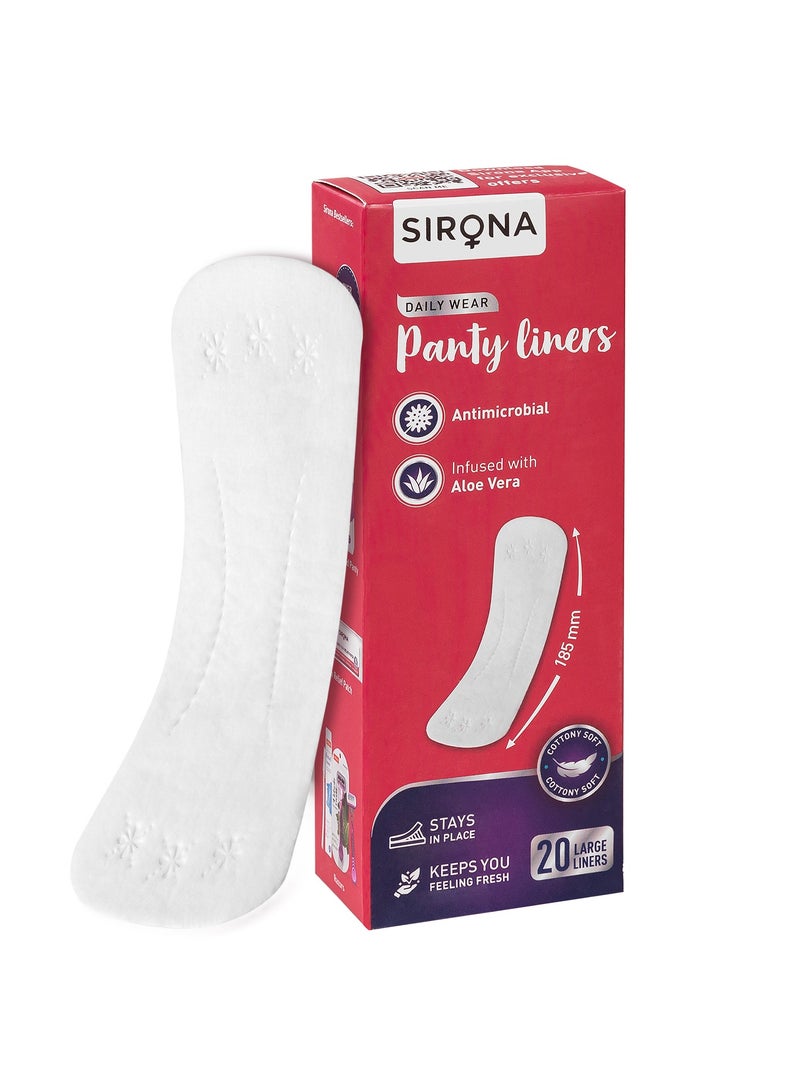 Sirona Panty Liners Large 20 Pcs - Image 1