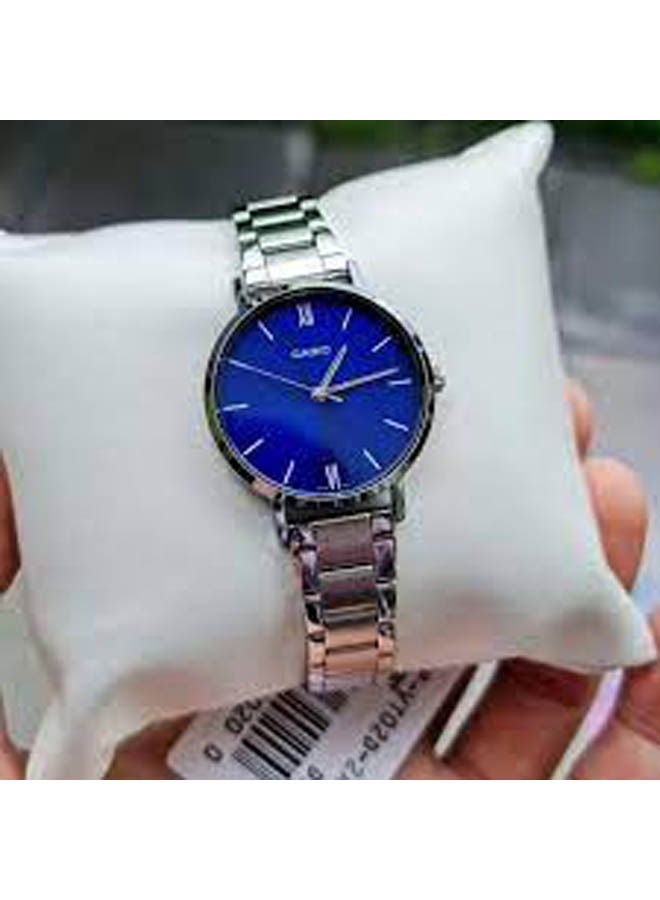 كاسيو ساعة يد من ستانلس ستيل بعقارب LTP-VT02D-2AUDF - Image 2