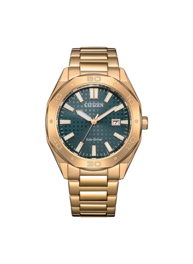 Citizen Eco-Drive Weekender Green Dial Watch BM7633-81X - Image 1