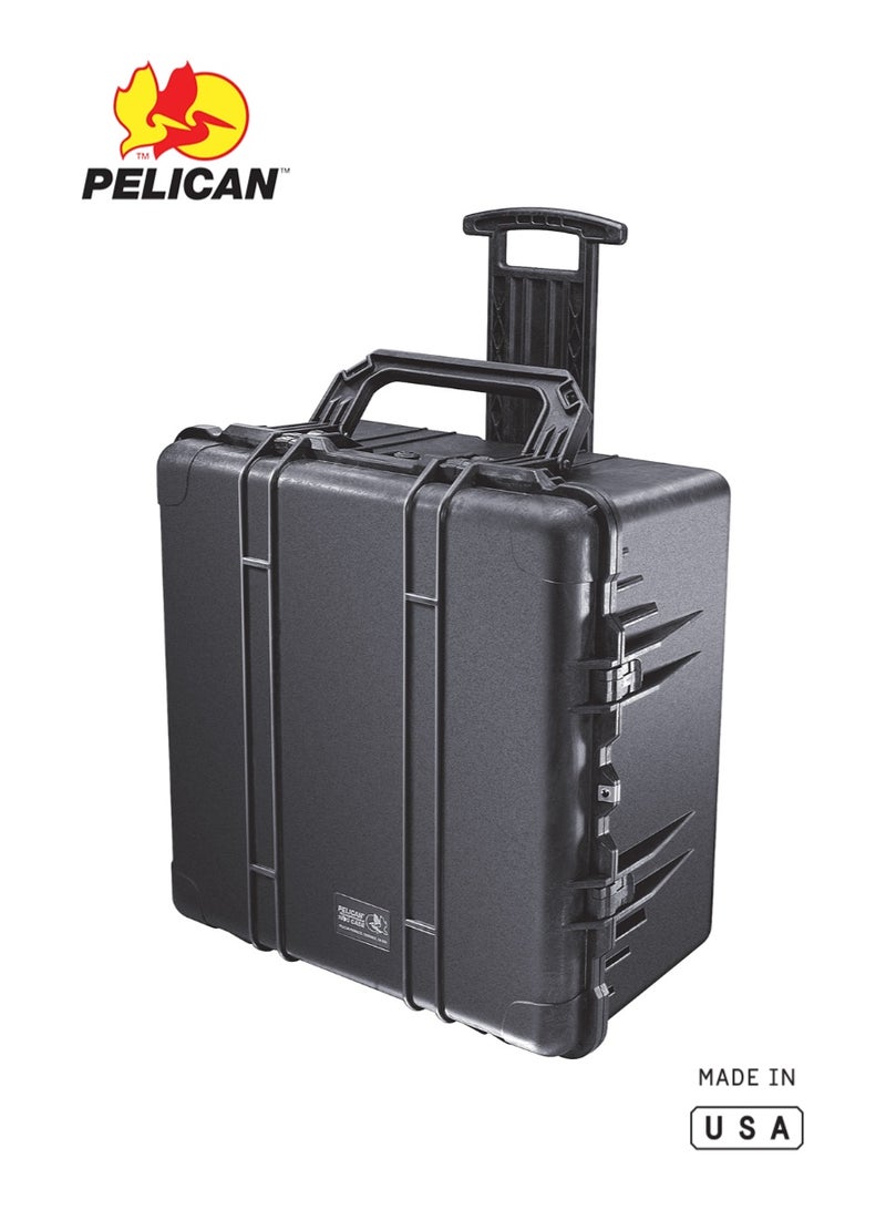 Pelican 1640 Protector Transport Case No Foam, Black, Waterproof and Crushproof - Image 3