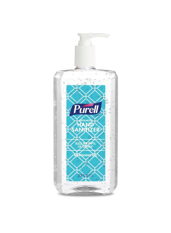 Purell جل مطهر اليدين المتقدم من PURELL، رائحة منعشة، زجاجة مضخة سعة 1 لتر (عبوة من 1) - 9632-04-CMR - Image 1