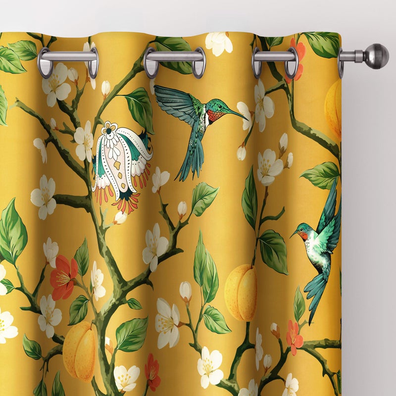 Tyrot Blackout Curtains for Bedroom Black Out Curtains Room Darkening Window Drapes, C2 - Image 1