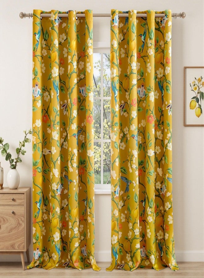 Tyrot Blackout Curtains for Bedroom Black Out Curtains Room Darkening Window Drapes, C2 - Image 2